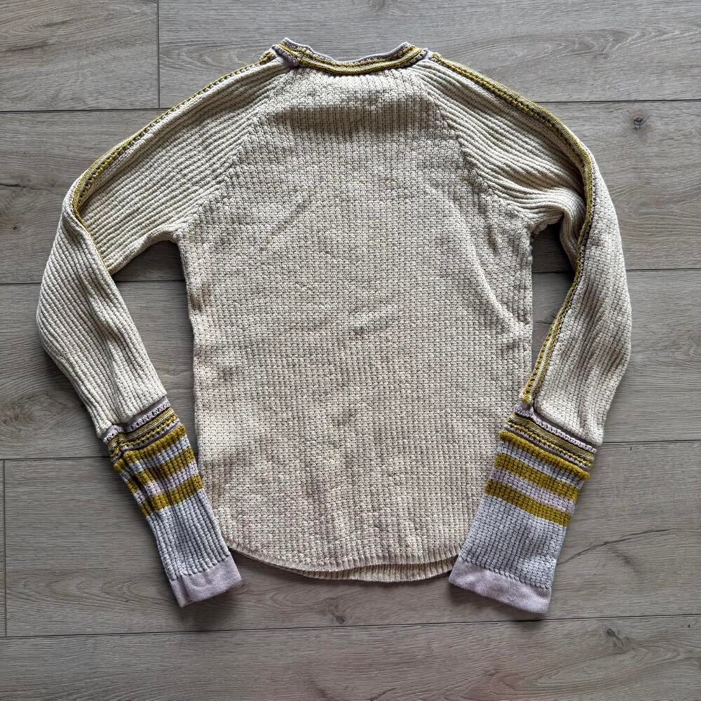 Mystree size small spring knit boho long sleeve top size small - Picture 3 of 6